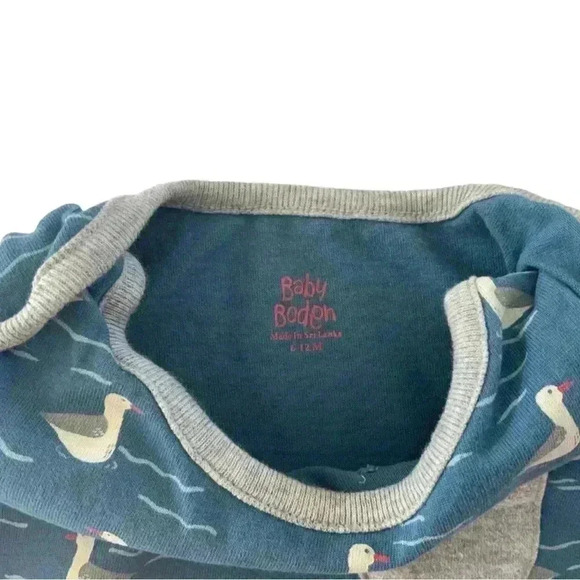 Baby Boden Seagull Pocket Tee 6/12M - Picture 3 of 3